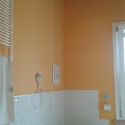 Artek, tinteggio, parete, colore, arancione, restyling, vintage, decorazione, rifiniture