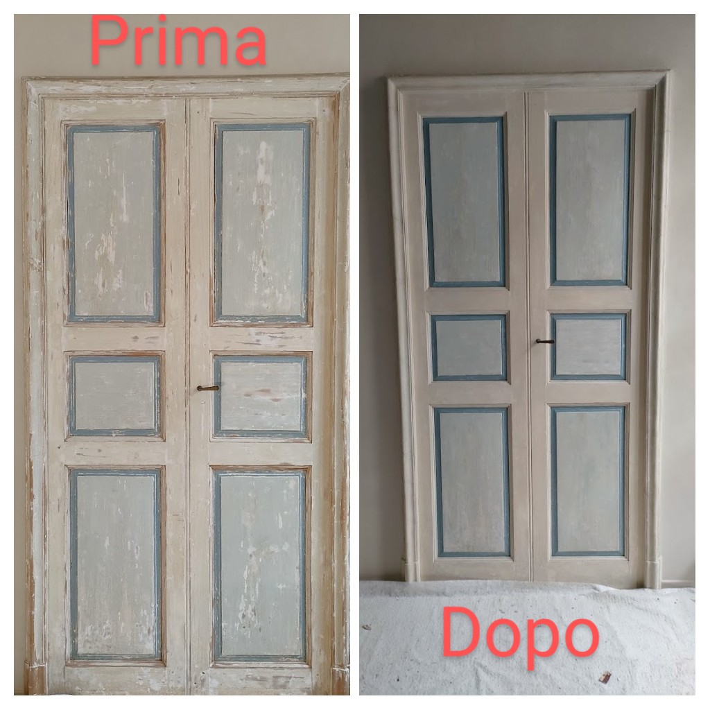 Artek.re, restauro, restauro porta, porta antica, restauro porta laccata, restoration, restoration door, wood restoration