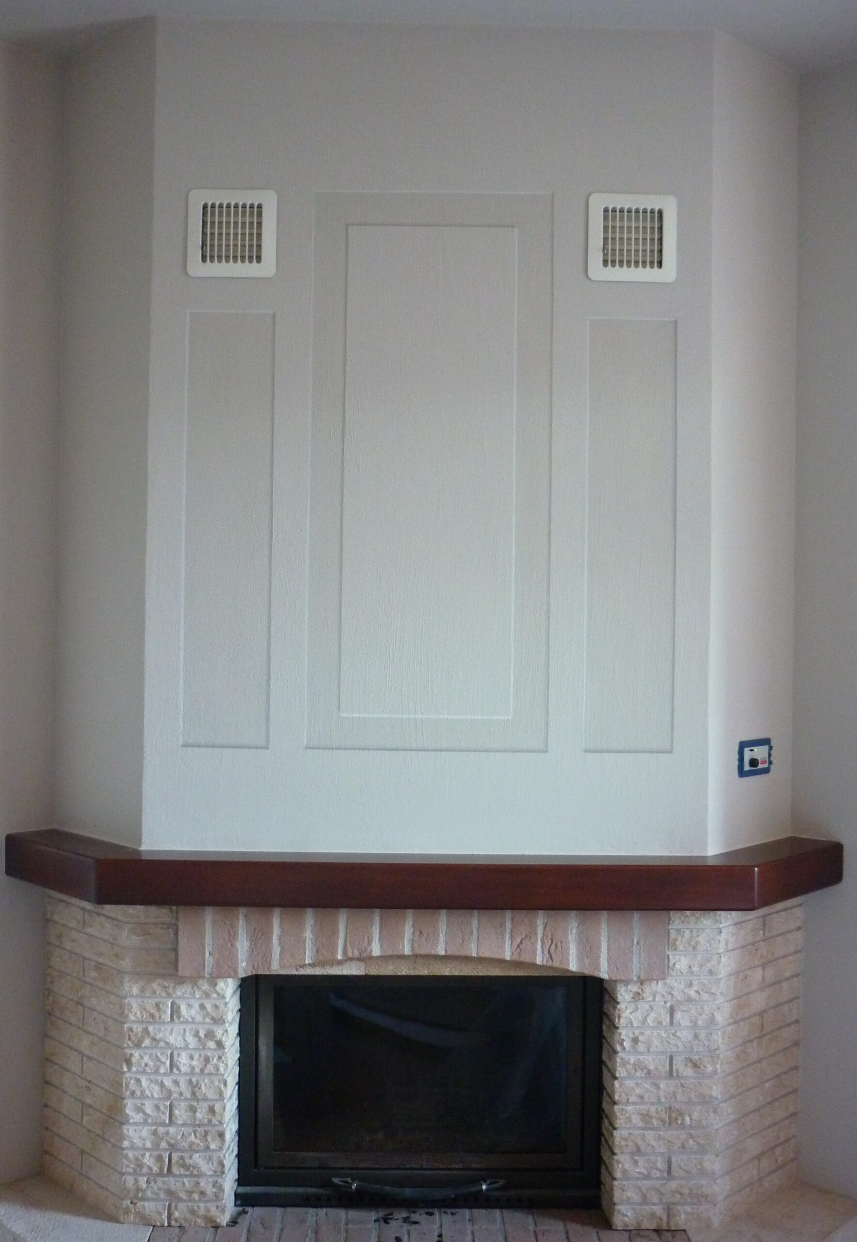 decoro, decorazione, caminetto, home design, 